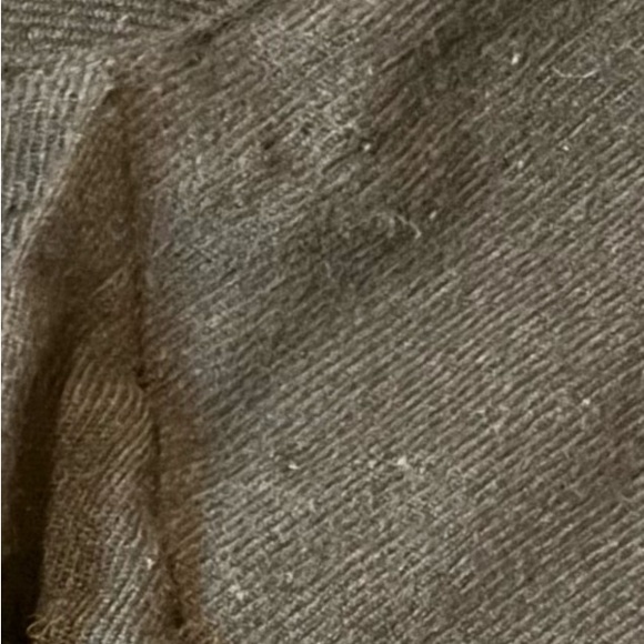 Vintage 100% Wool Ralph Lauren Black Maxi Skirt with Fringe - Picture 11 of 16